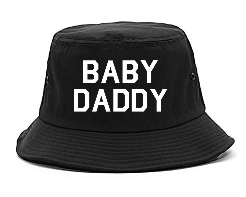 Baby Daddy Funny Fathers Day Mens Snapback Hat Black