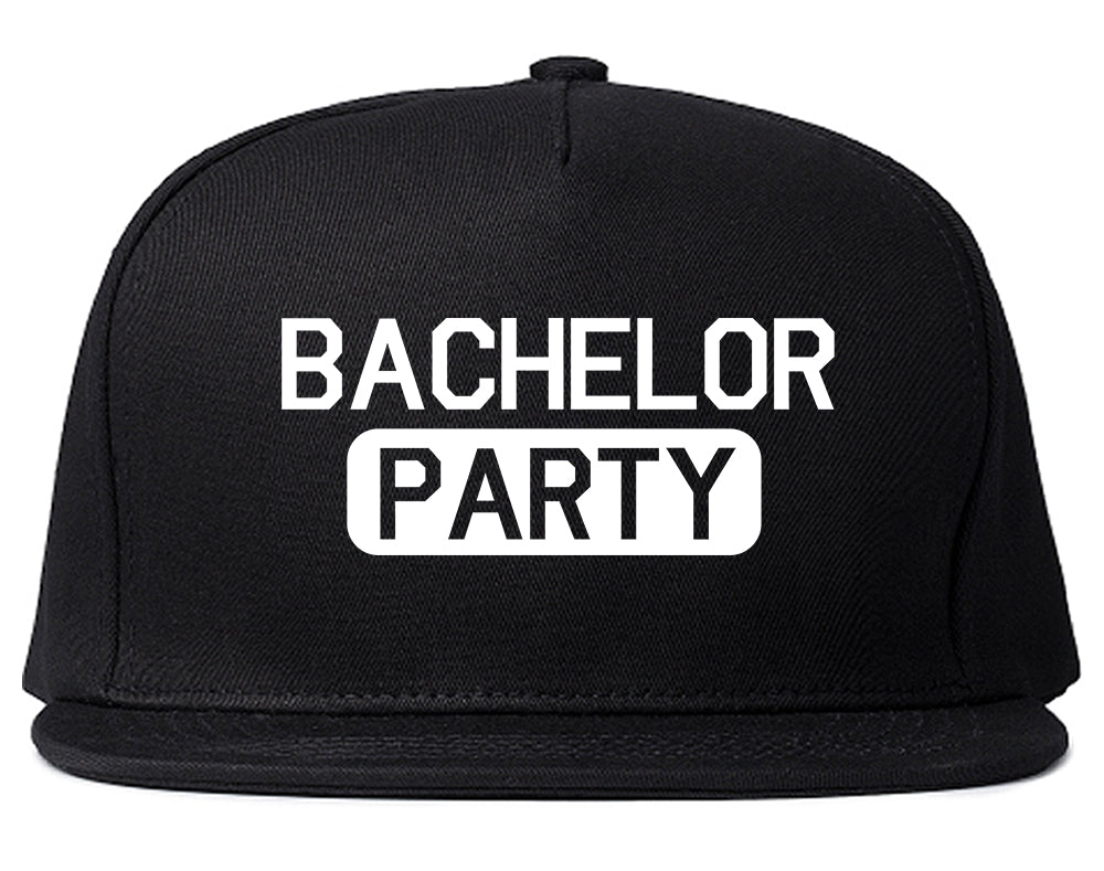 Bachelor Party Snapback Hat Black