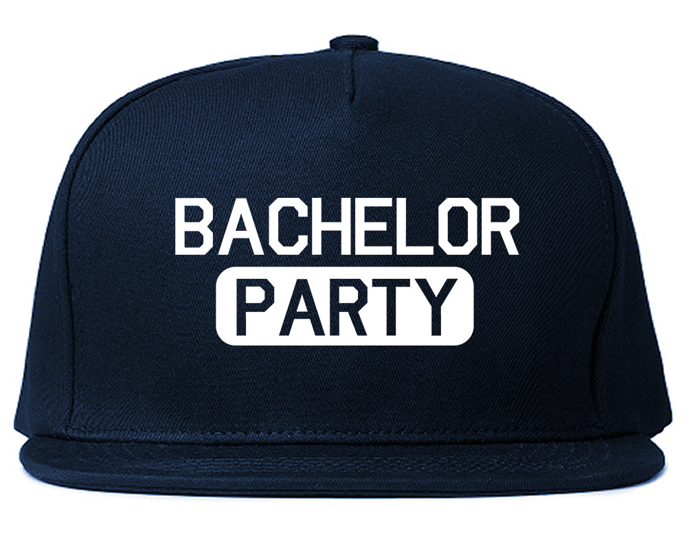 Bachelor Party Snapback Hat Blue