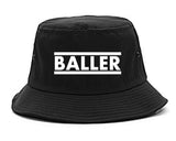 Baller Bucket Hat Black