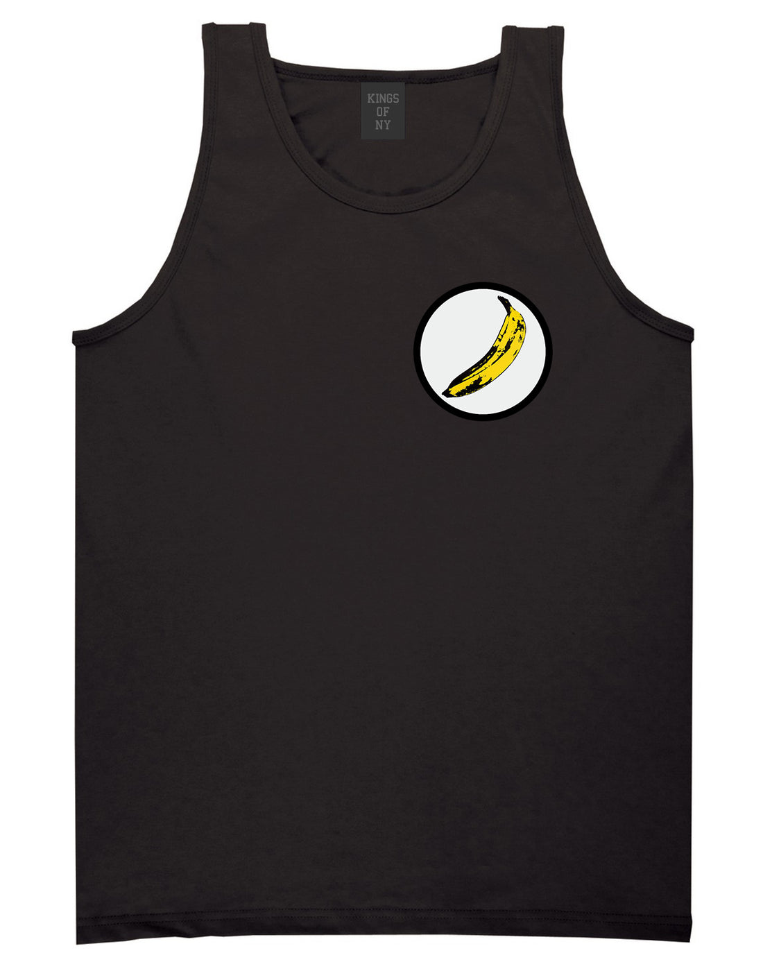 Banana Chest Black Tank Top Shirt by Kings Of NY