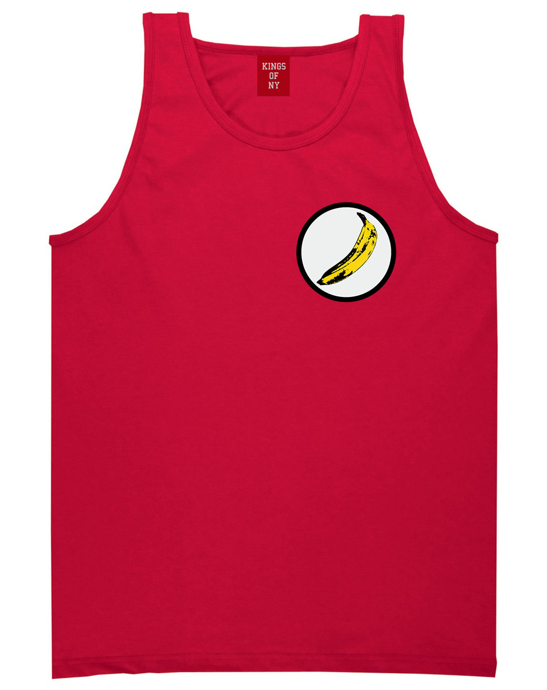 Banana Chest Red Tank Top Shirt by Kings Of NY