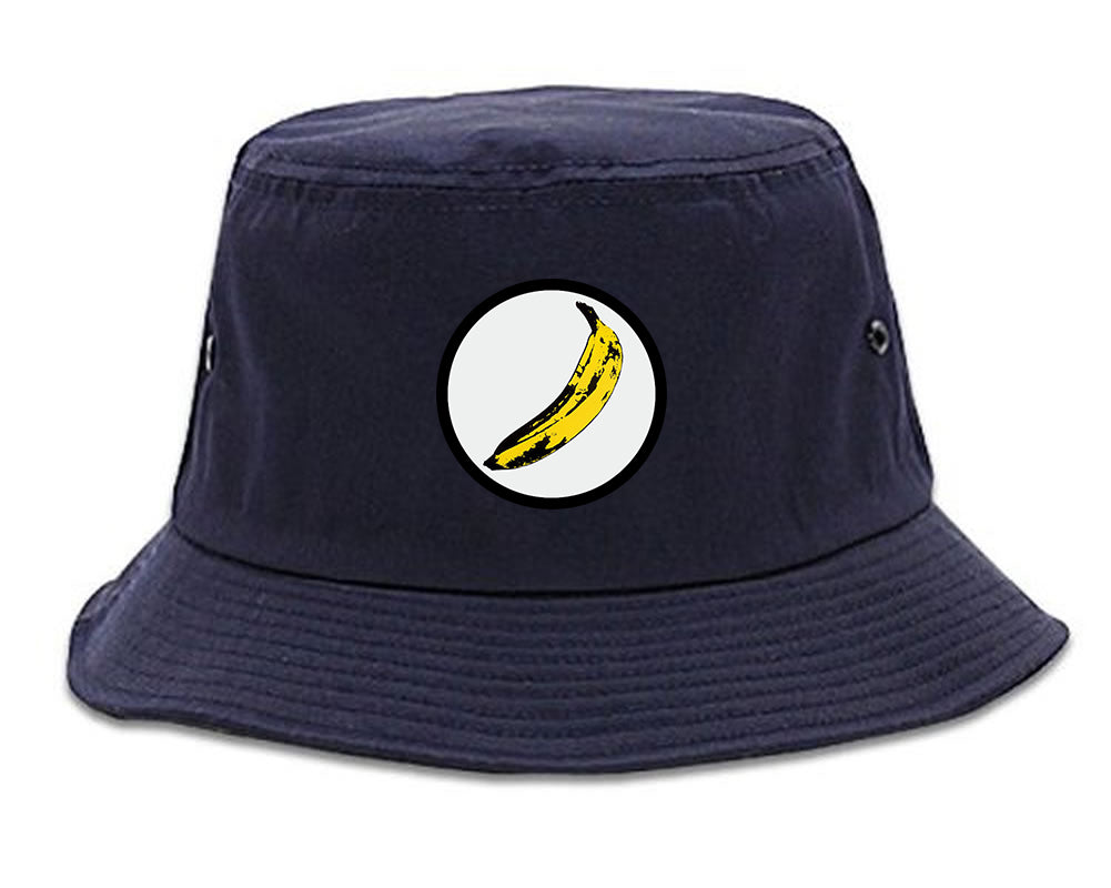 Banana Chest Bucket Hat Blue