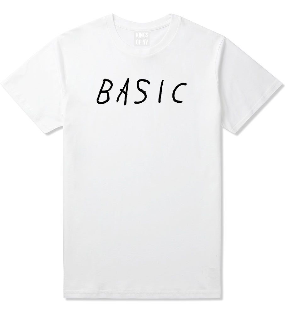 Basic Plain White T-Shirt by Kings Of NY