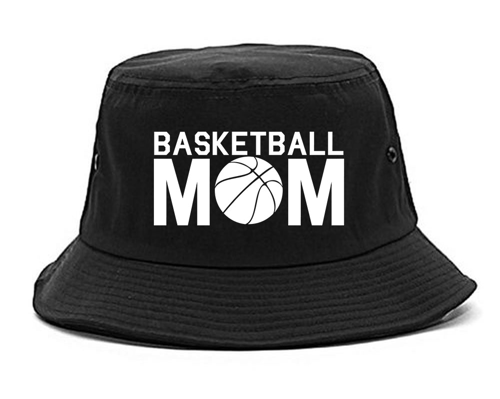 Basketball Mom Bucket Hat Black