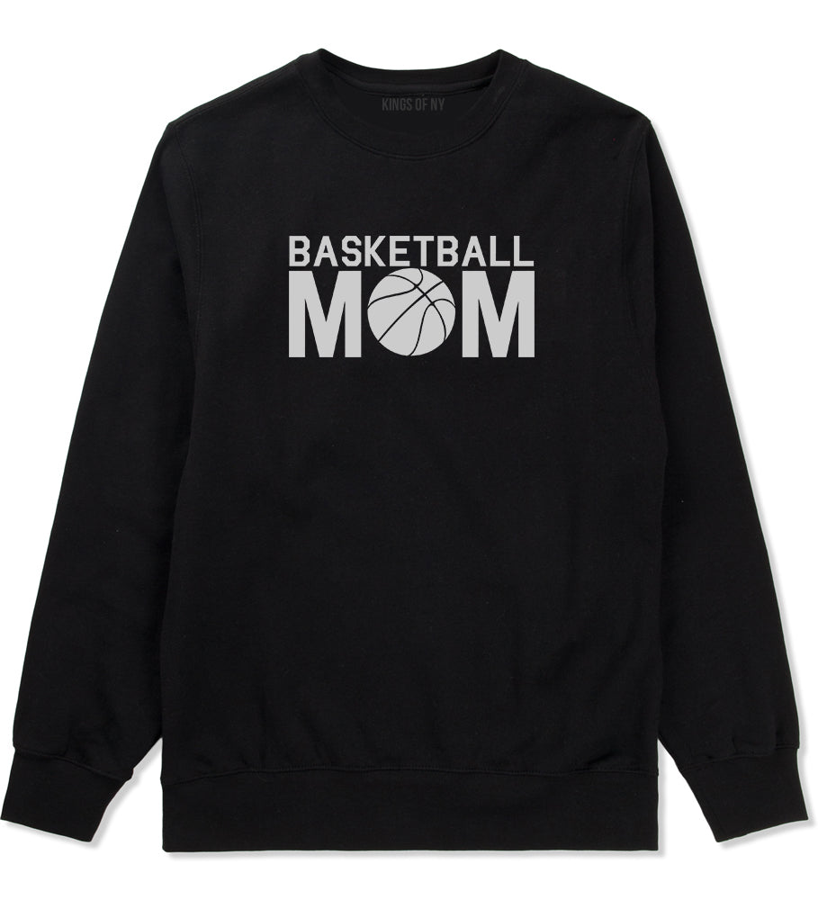 Basketball Mom Black Crewneck Sweatshirt by Kings Of NY