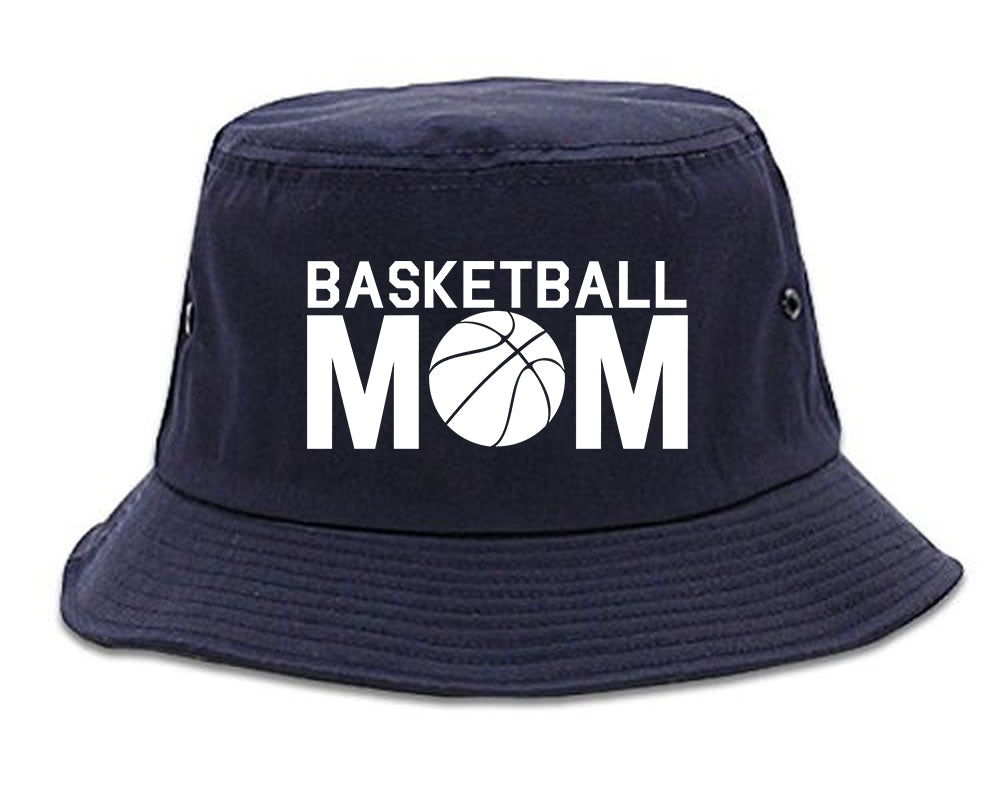 Basketball Mom Bucket Hat Blue