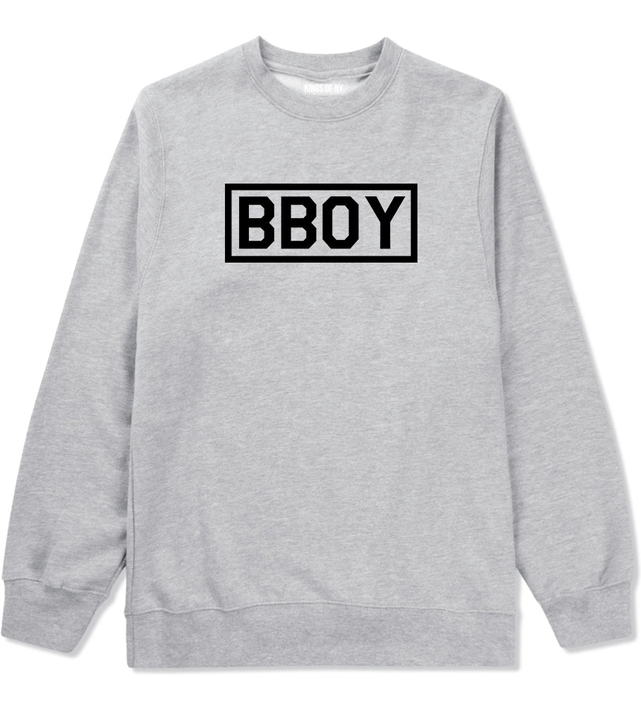 Bboy Breakdancing Grey Crewneck Sweatshirt by Kings Of NY