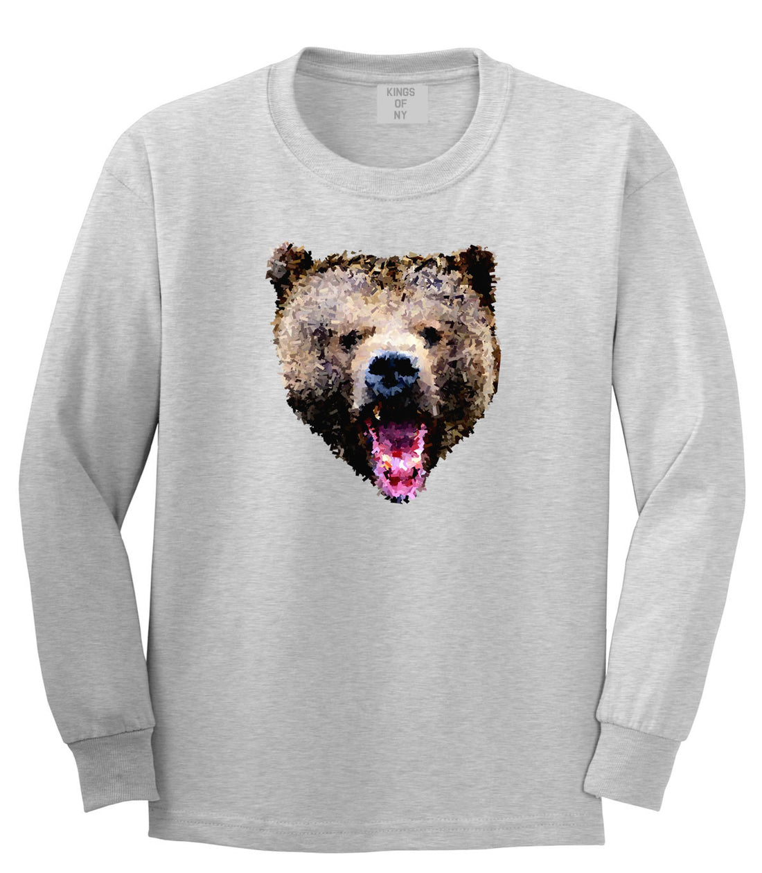 Bear Artwork Long Sleeve T-Shirt