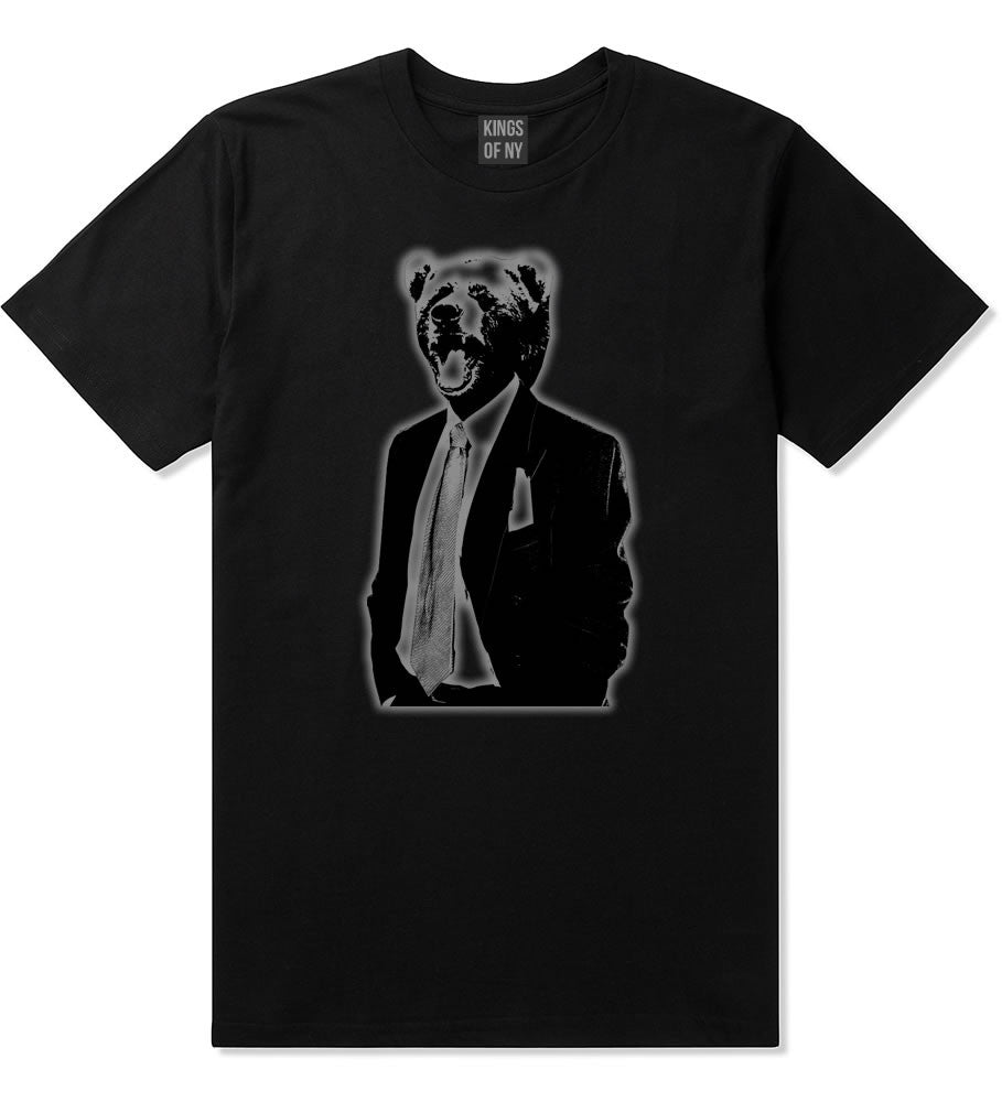 Bear In Suit Funny T-Shirt