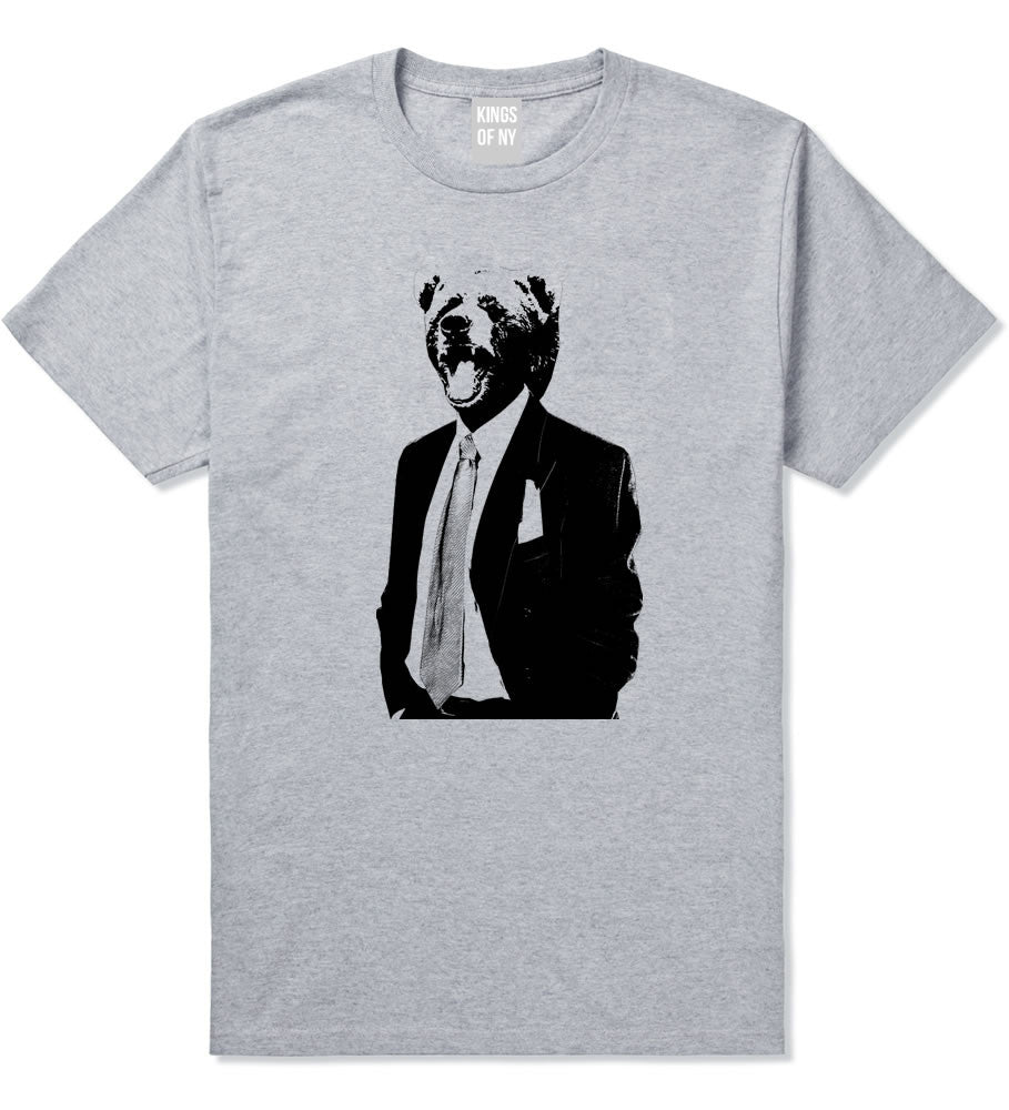 Bear In Suit Funny T-Shirt