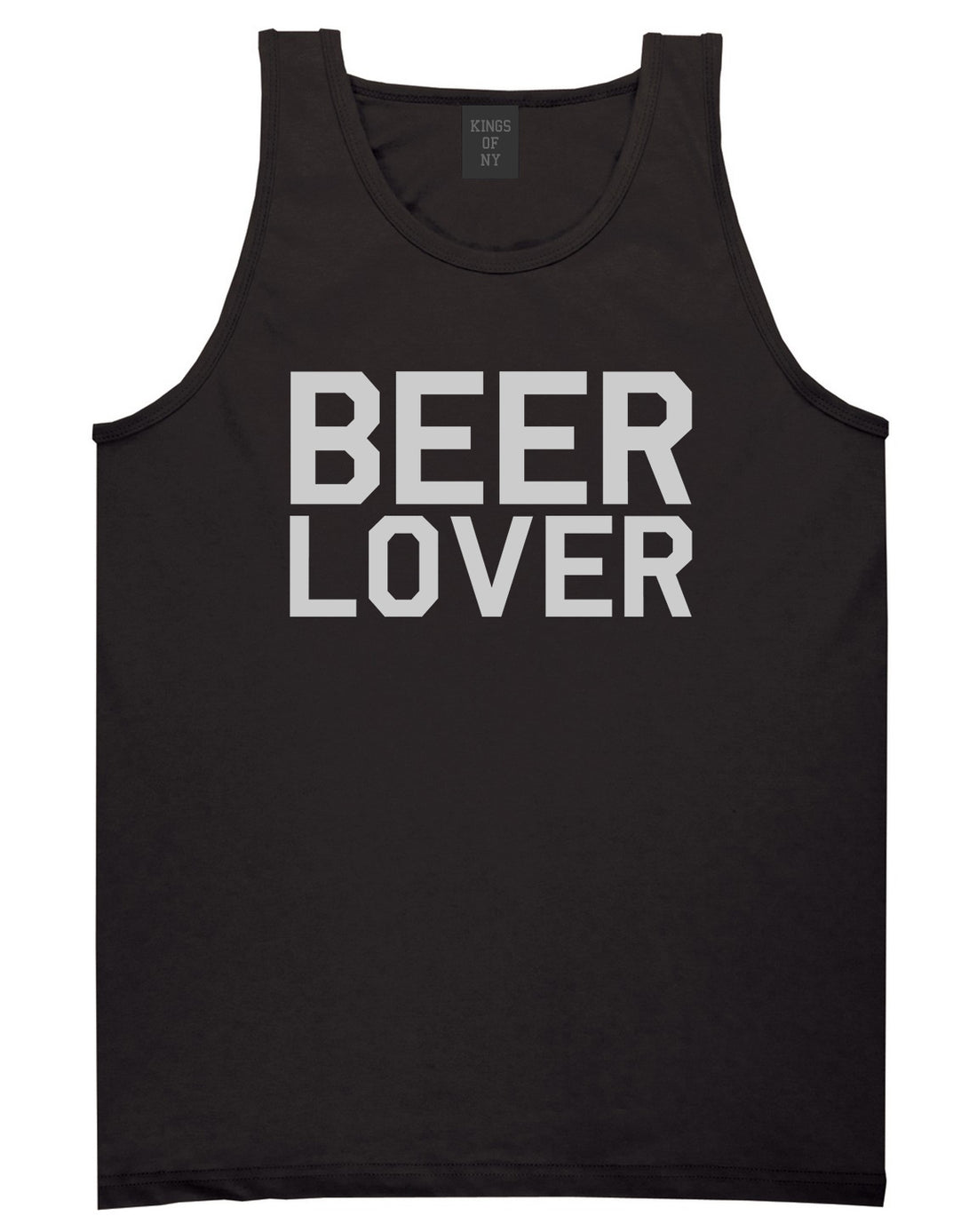 Beer_Lover_Drinking Mens Black Tank Top Shirt by Kings Of NY