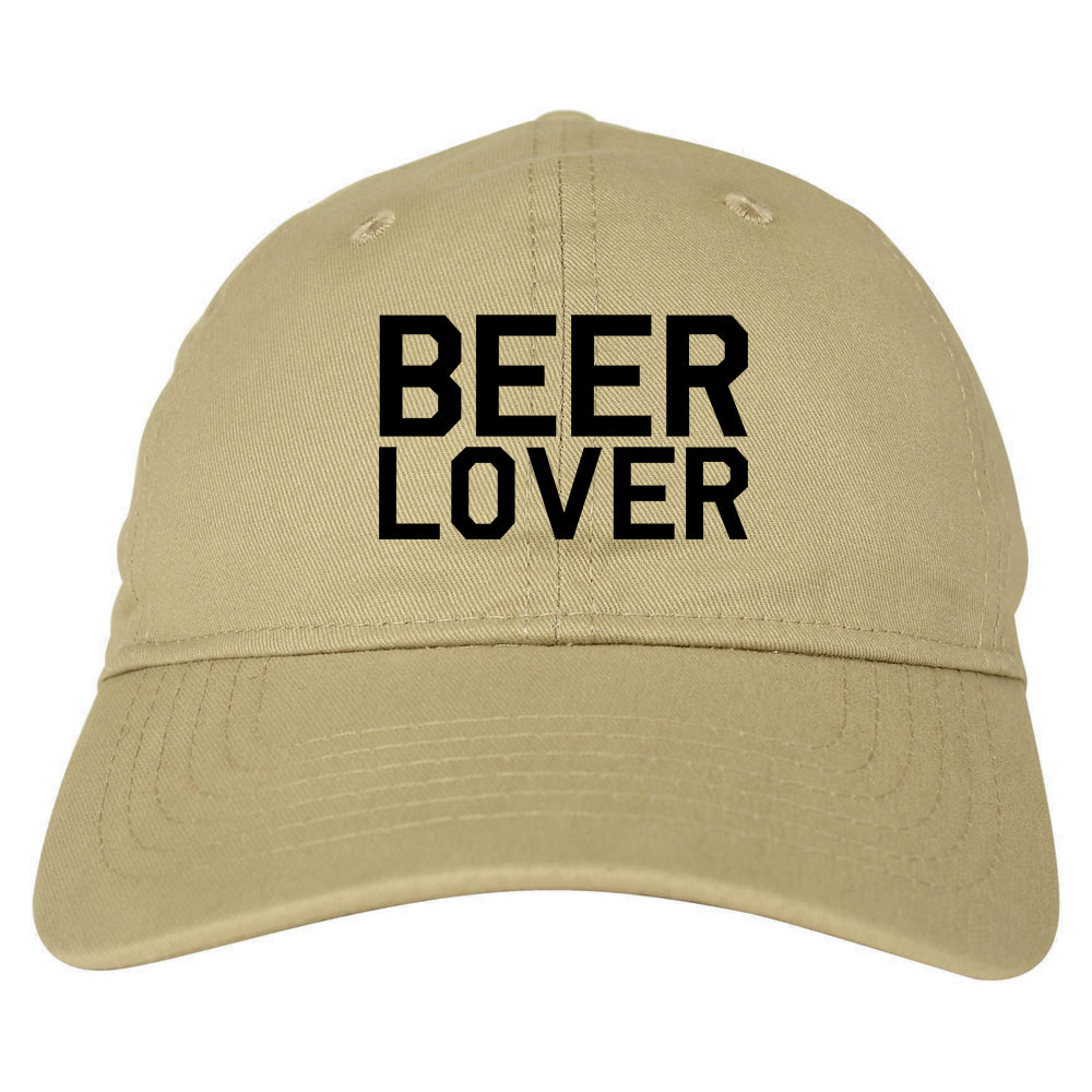 Beer_Lover_Drinking Mens Tan Snapback Hat by Kings Of NY