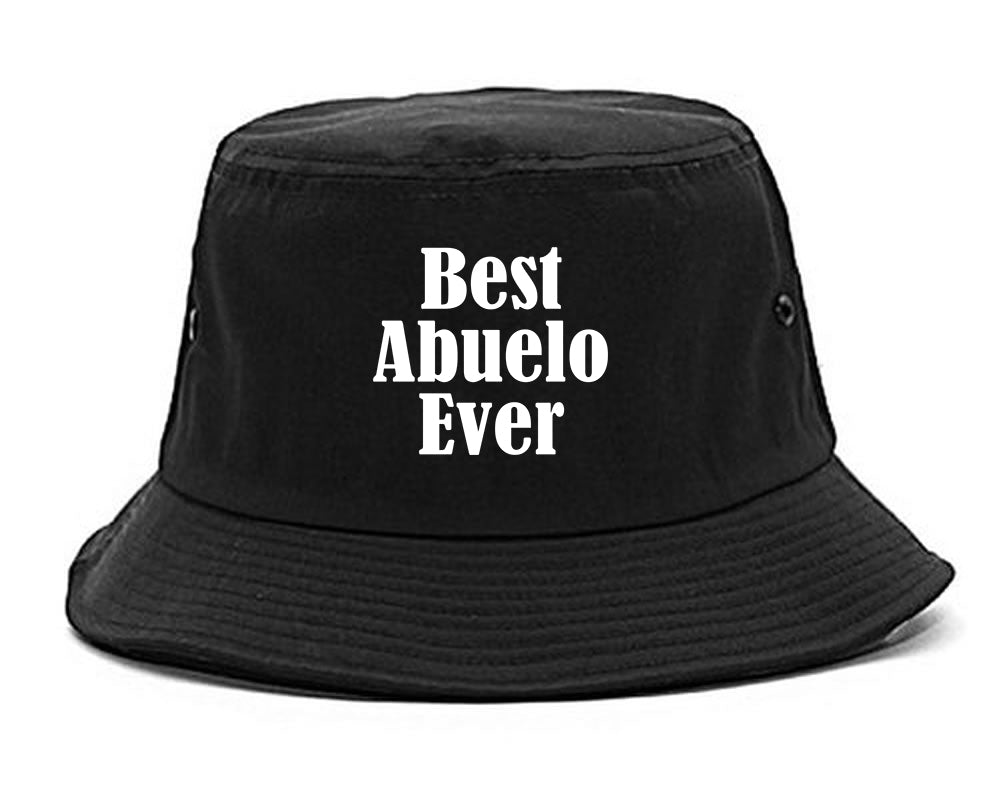 Best Abuelo Ever Grandpa Spanish Fathers Day Mens Bucket Hat Black