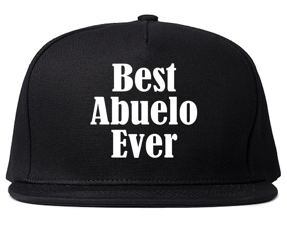Best Abuelo Ever Grandpa Spanish Fathers Day Mens Snapback Hat Black