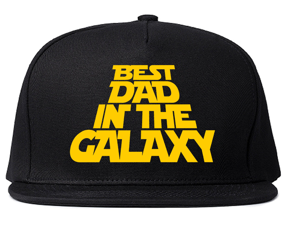 Best Dad In The Galaxy Mens Snapback Hat Black