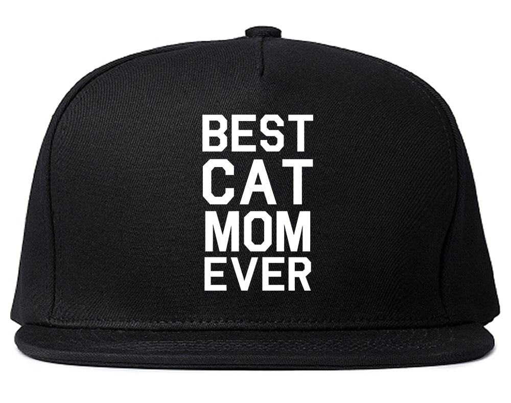 Best_Cat_Mom_Ever Mens Black Snapback Hat by Kings Of NY