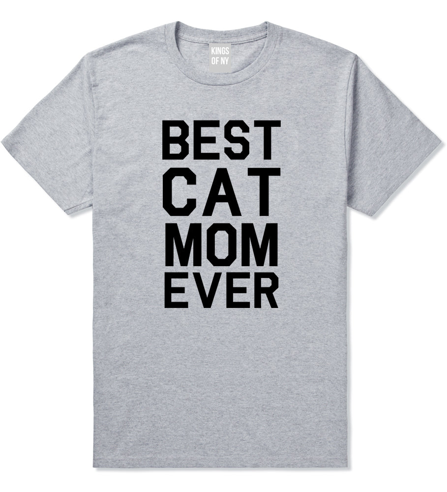 Best_Cat_Mom_Ever Mens Grey T-Shirt by Kings Of NY