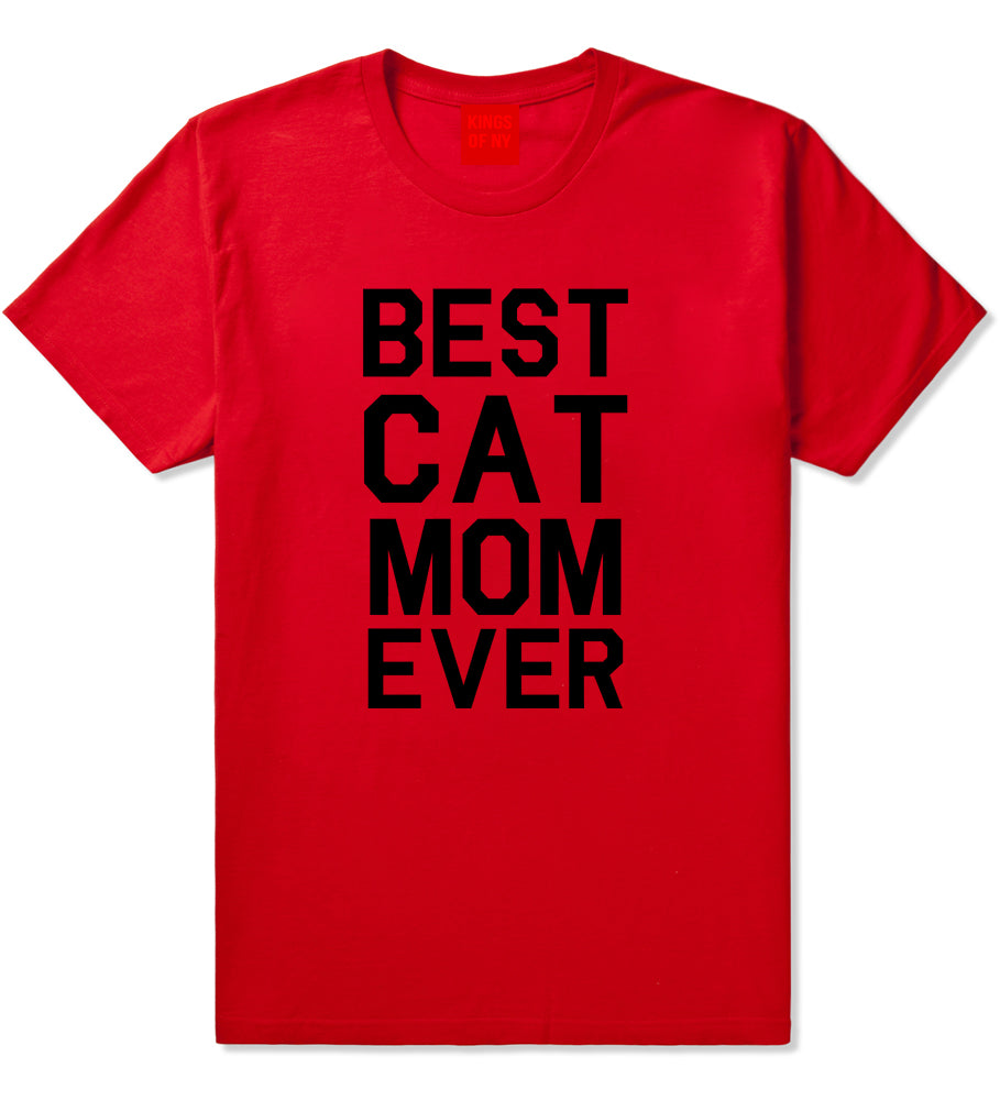 Best_Cat_Mom_Ever Mens Red T-Shirt by Kings Of NY
