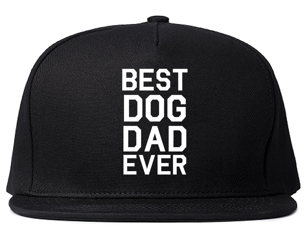 Best_Dog_Dad_Ever Mens Black Snapback Hat by Kings Of NY