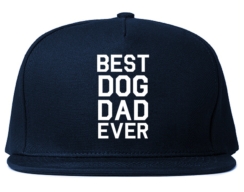 Best_Dog_Dad_Ever Mens Blue Snapback Hat by Kings Of NY