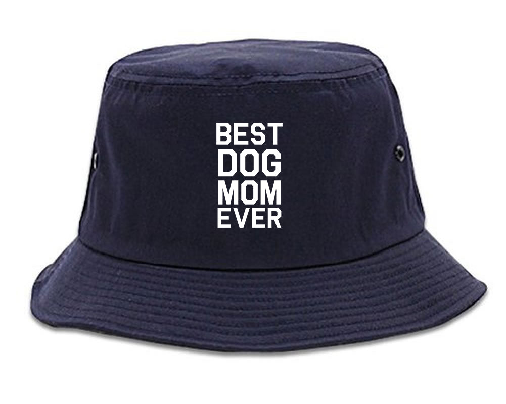 Best_Dog_Mom_Ever Mens Blue Bucket Hat by Kings Of NY