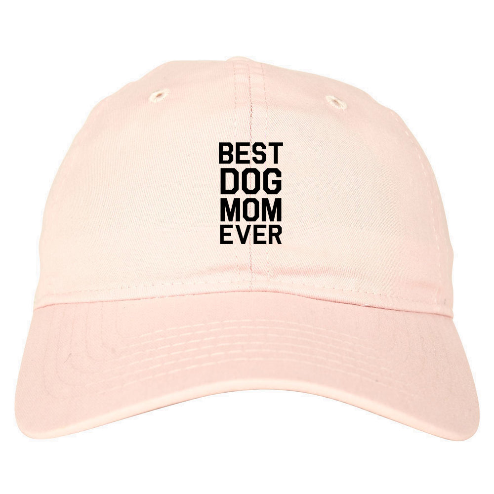 Best_Dog_Mom_Ever Mens Pink Snapback Hat by Kings Of NY