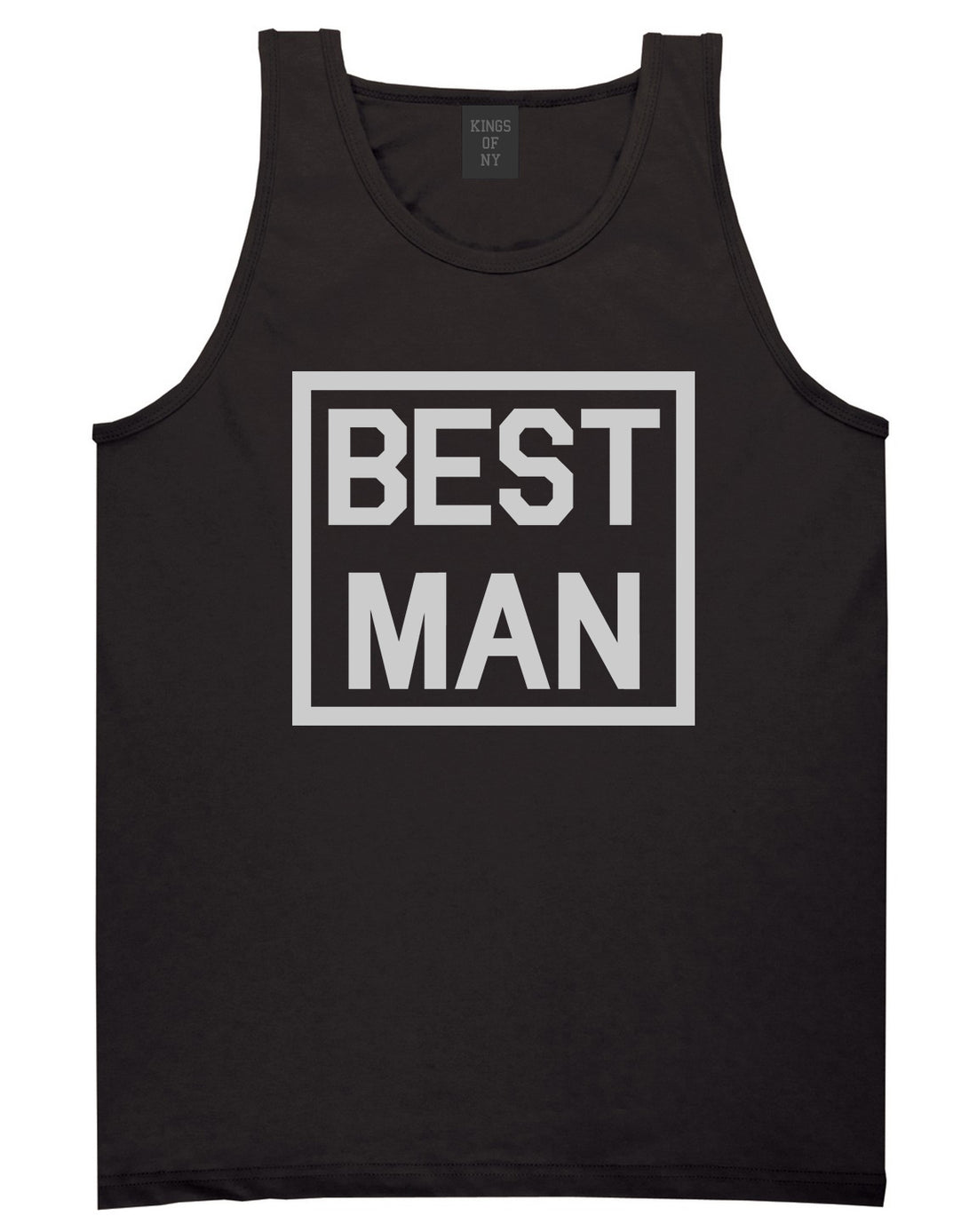 Best Man Bachelor Party Black Tank Top Shirt by Kings Of NY