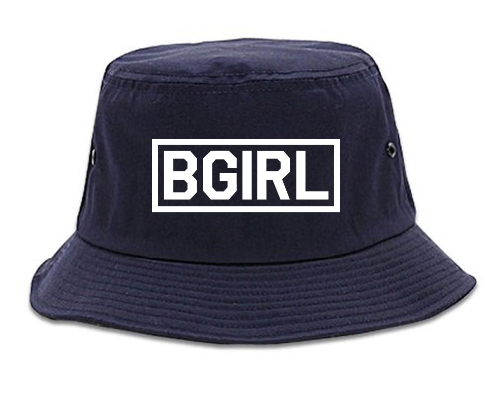 Bgirl Breakdancing Bucket Hat Blue