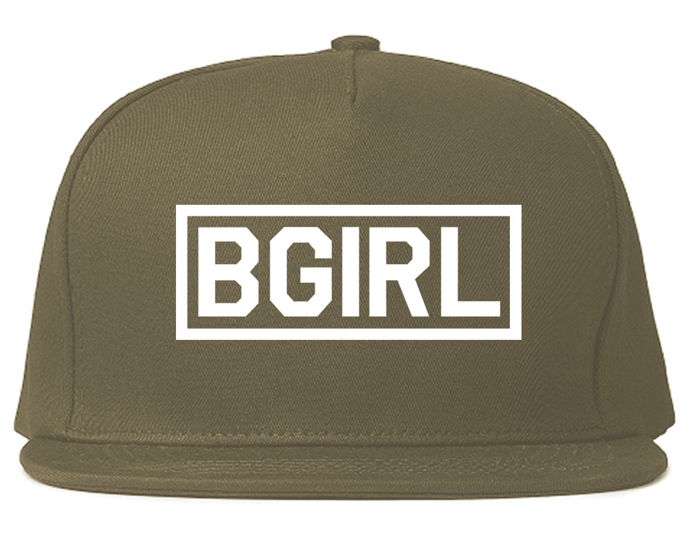Bgirl Breakdancing Snapback Hat Grey