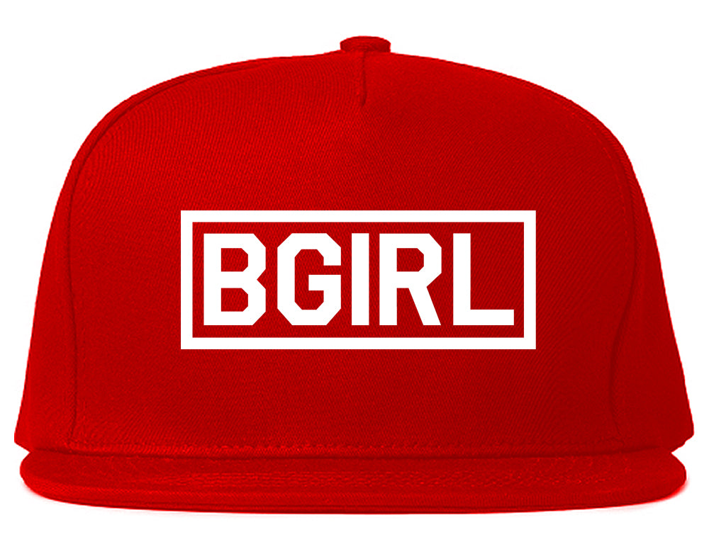 Bgirl Breakdancing Snapback Hat Red