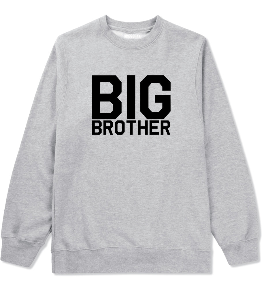 Big Brother Grey Crewneck Sweatshirt by Kings Of NY