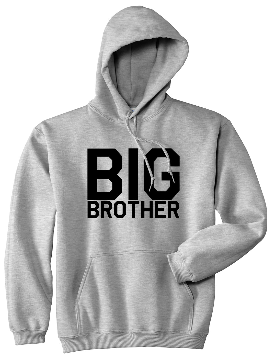 Big Brother Grey Pullover Hoodie by Kings Of NY