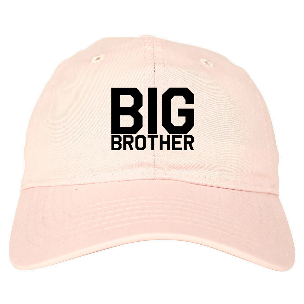 Big Brother Dad Hat Baseball Cap Pink