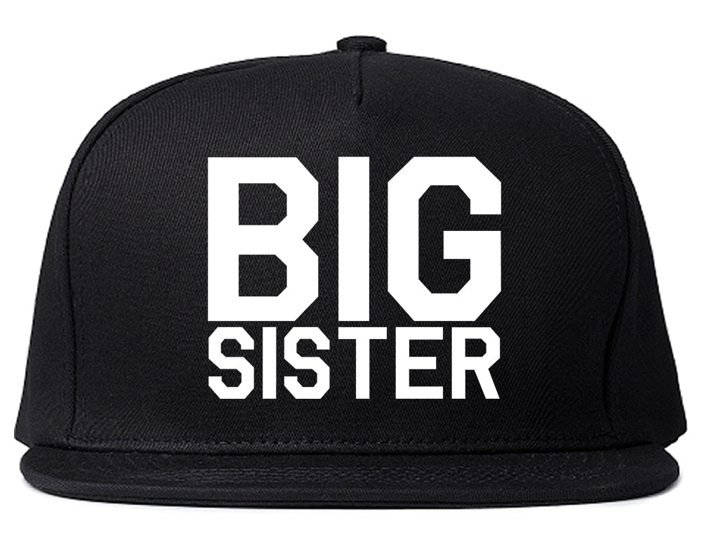 Big Sister Snapback Hat Black