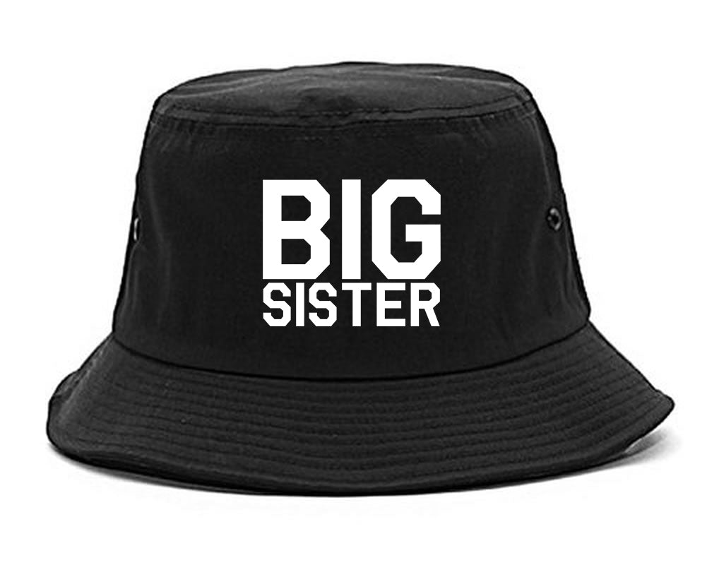 Big Sister Bucket Hat Black