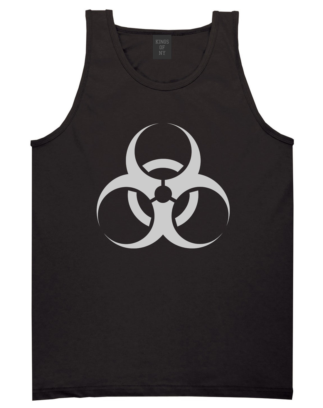 Biohazard Symbol Black Tank Top Shirt by Kings Of NY