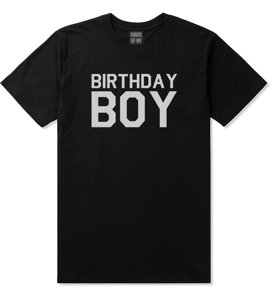Birthday Boy Black T-Shirt by Kings Of NY