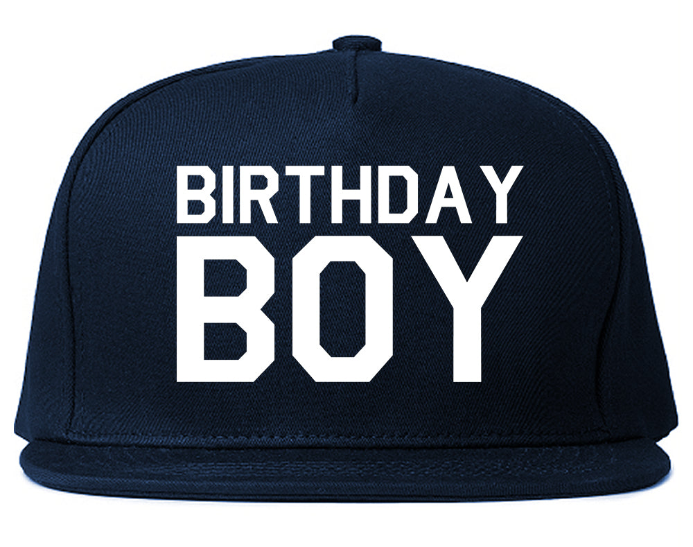 Birthday Boy Snapback Hat Blue