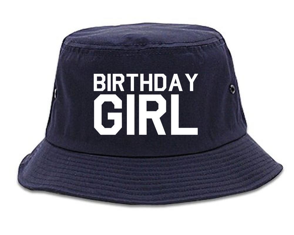Birthday Girl Bucket Hat Blue