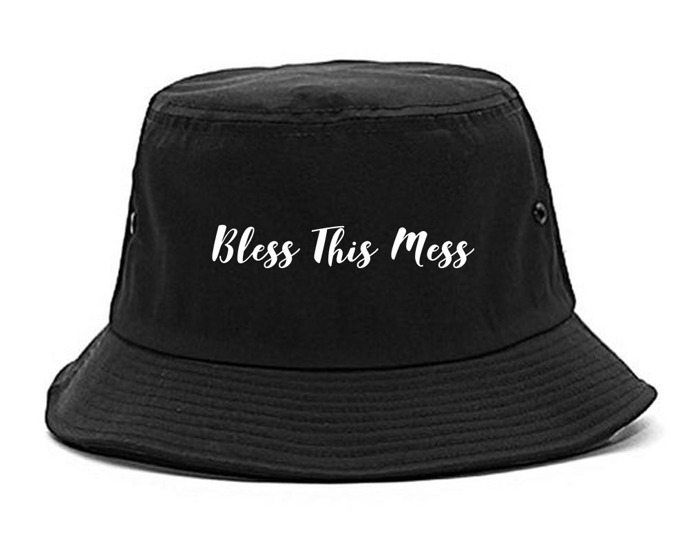 Bless This Mess Bucket Hat Black