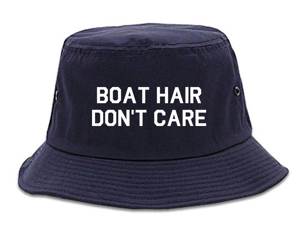 Boat Hair Dont Care Bucket Hat Blue