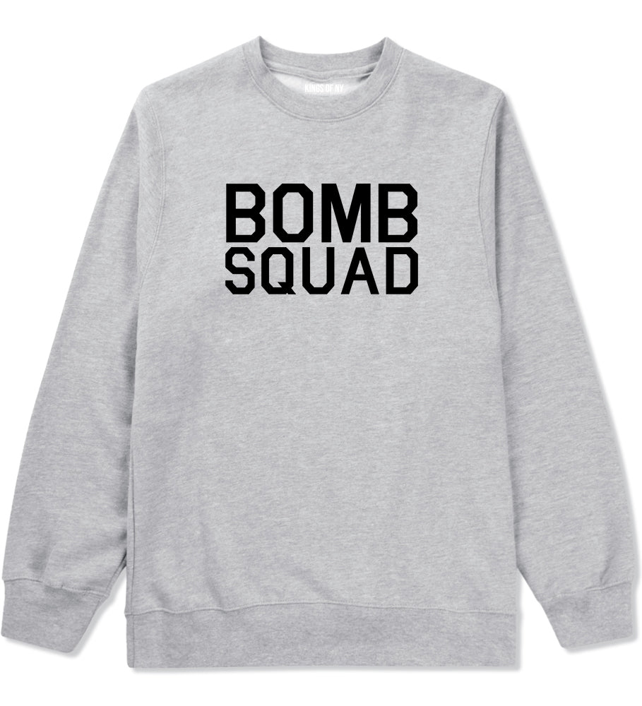 Bomb Squad Grey Crewneck Sweatshirt by Kings Of NY