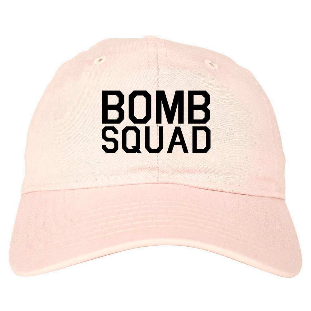 Bomb Squad Dad Hat Baseball Cap Pink