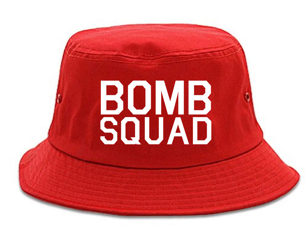 Bomb Squad Bucket Hat Red
