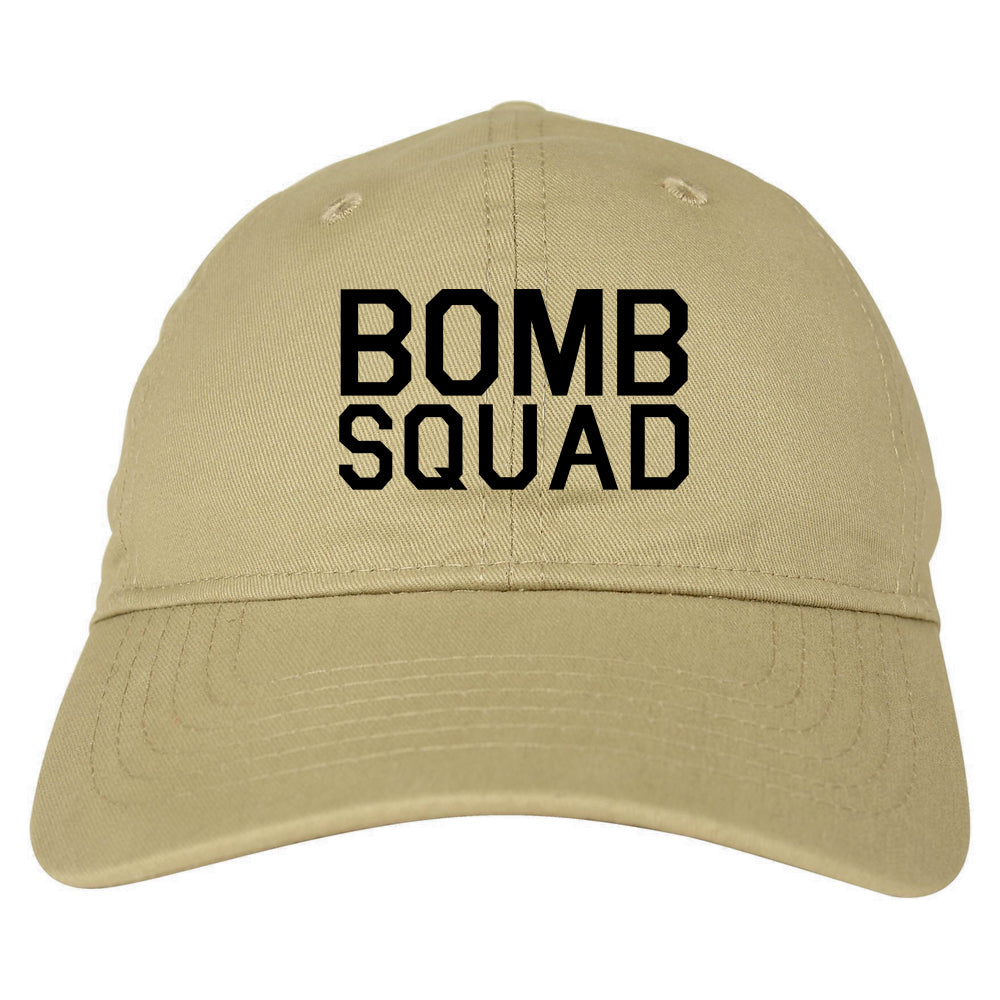 Bomb Squad Dad Hat Baseball Cap Beige