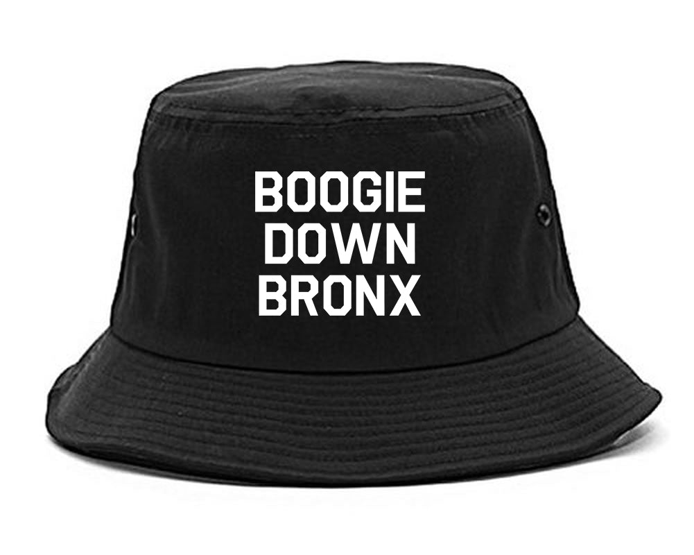 Boogie Down Bronx Mens Bucket Hat Black