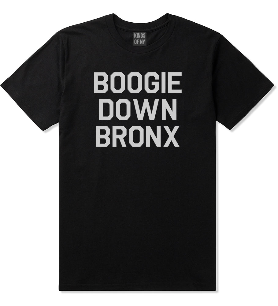 Boogie Down Bronx Mens T-Shirt Black by Kings Of NY