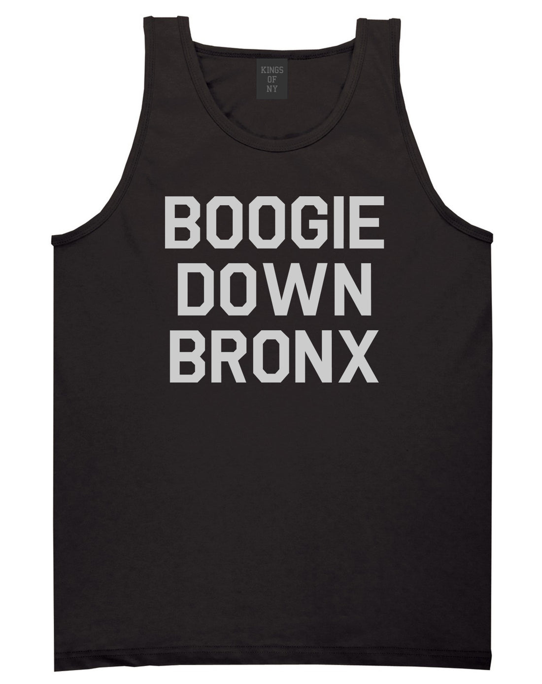 Boogie Down Bronx Mens Tank Top Shirt Black by Kings Of NY
