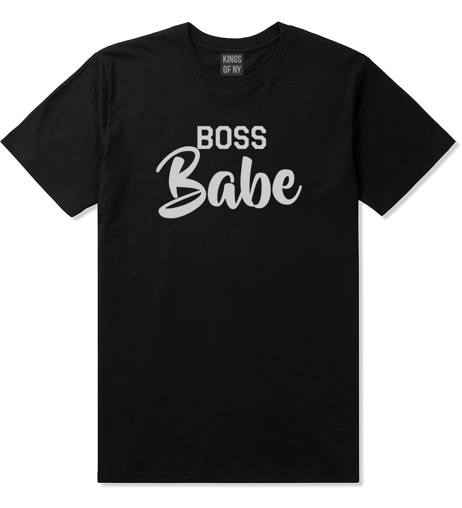 Boss Babe Mens Black T-Shirt by KINGS OF NY